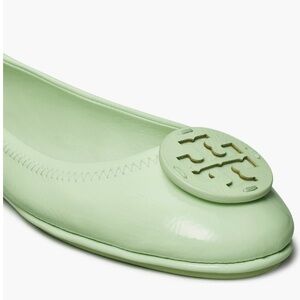 Tory Burch Minnie Travel ballet flat, Meadow Mist, 9.5